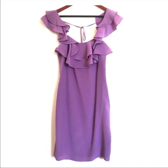 Club Monaco | Dresses | Club Monaco 0 Silk Lavender Dress | Poshmark